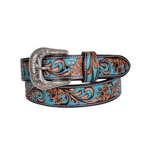 3158 Western Belt Genuine Leather For Men And Women Jeans